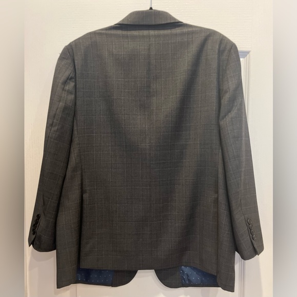 JOSEPH ABBOUD JOE JOSEPH ABBOUD Gray Check Blazer Sportcoat 42S - Picture 2 of 7